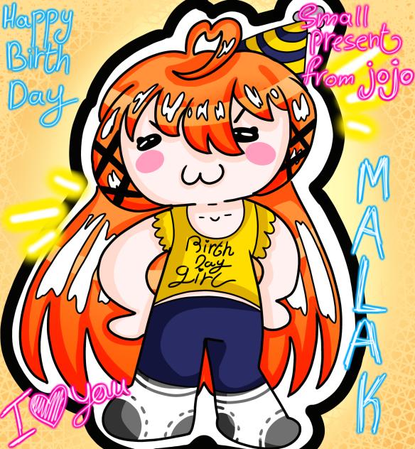 happy birthday Malak 🎂💞