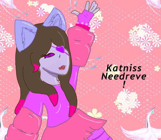 Katniss in pink decors