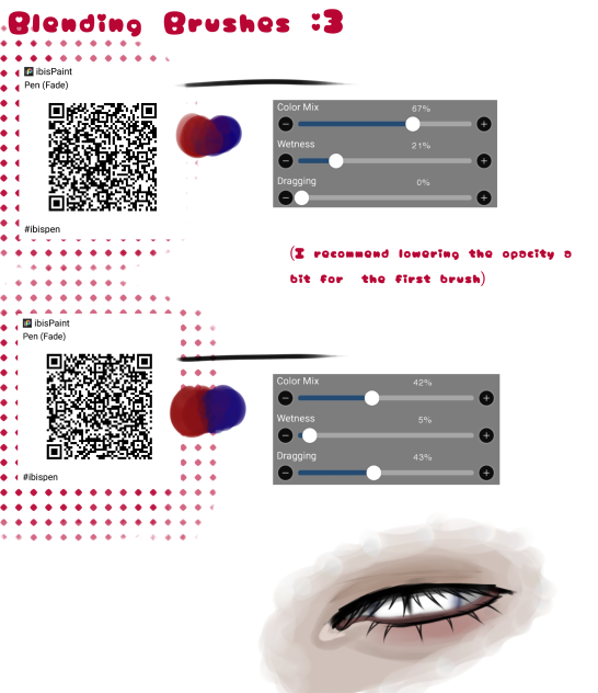 Blending brushes