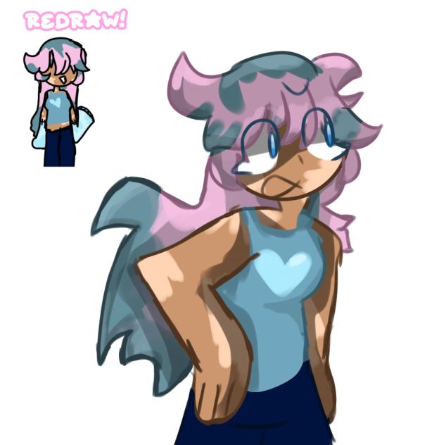 Redrawing an old oc😸😸😸🙀🙀✌️