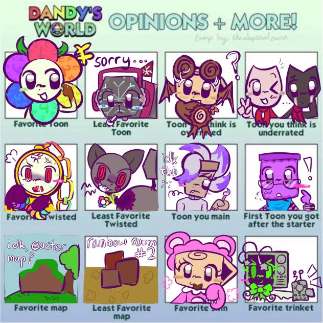 dandys world opinions and more slop 💔