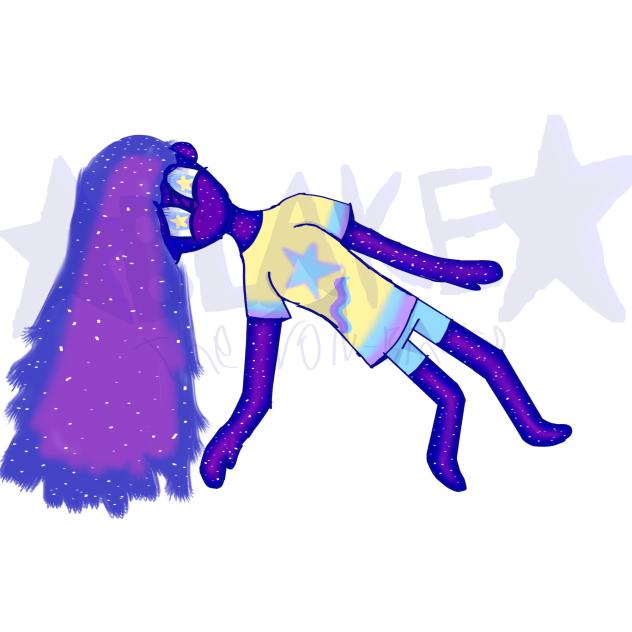 this galaxy design I made idk