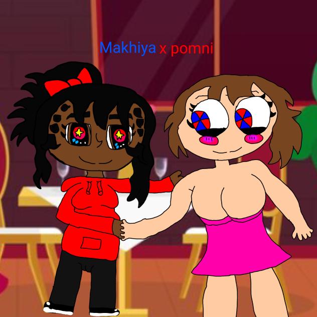 me and pomni on a date