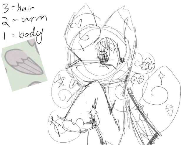 My MLP oc sketch - ibisPaint
