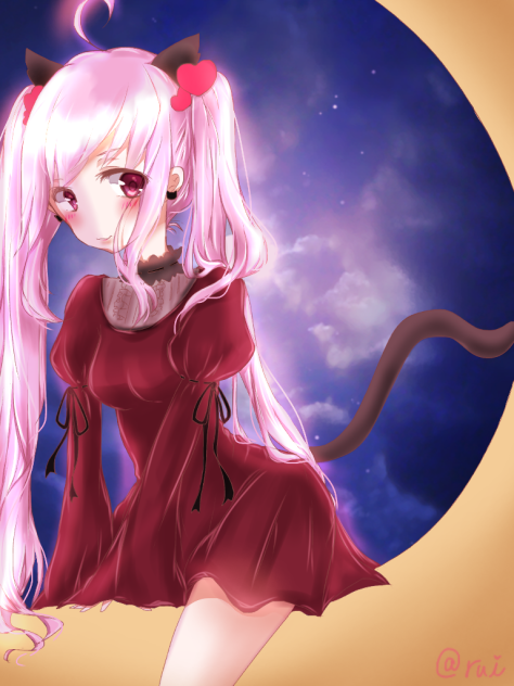 黒猫少女。
