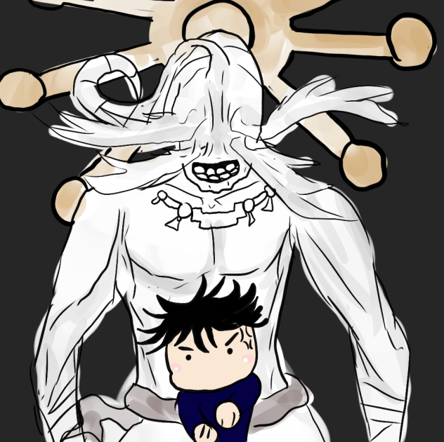 Baby megumi summoning mahoraga