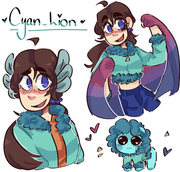 ✨💙Gift art for Cyan_Lion💙✨