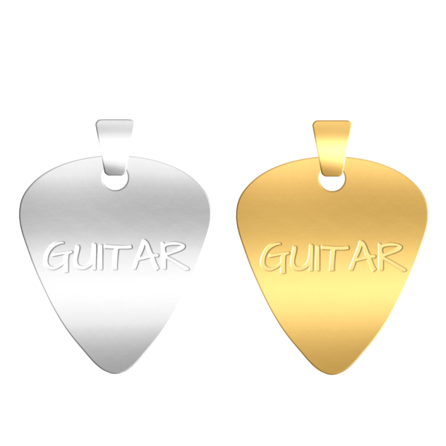 Guitar pick necklace 2