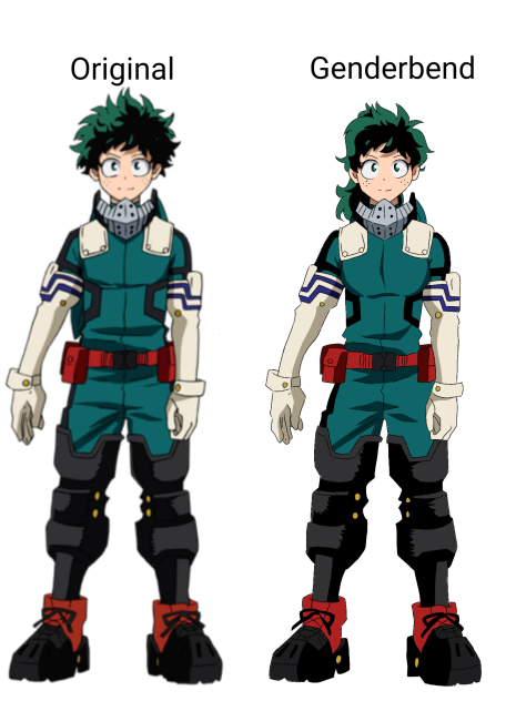 Genderbend Izuku Midoriya