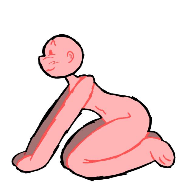 Little pose free to use (bio)