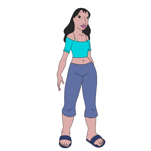 Lolo and stitch oc Nicole