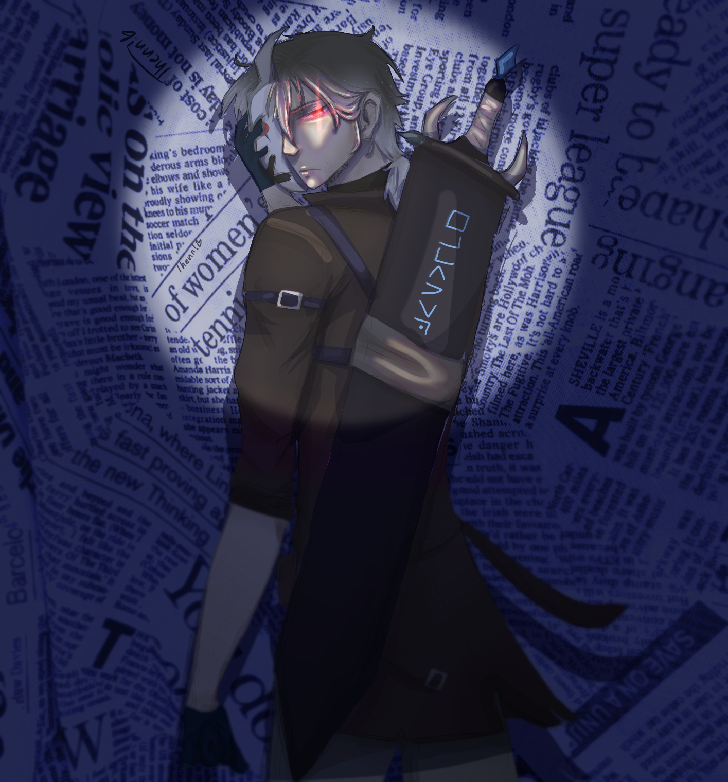 The masked judgment - ibisPaint