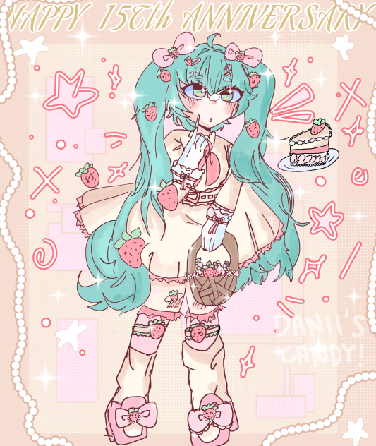 Happy anniversary miku! ^o^
