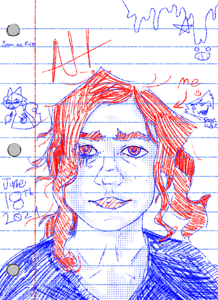 🗒️Self portrait🖊️