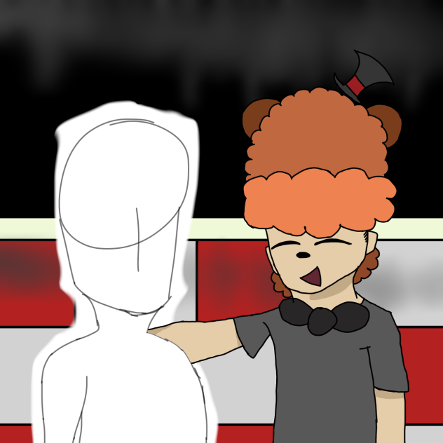 FNAF collab with glitchy