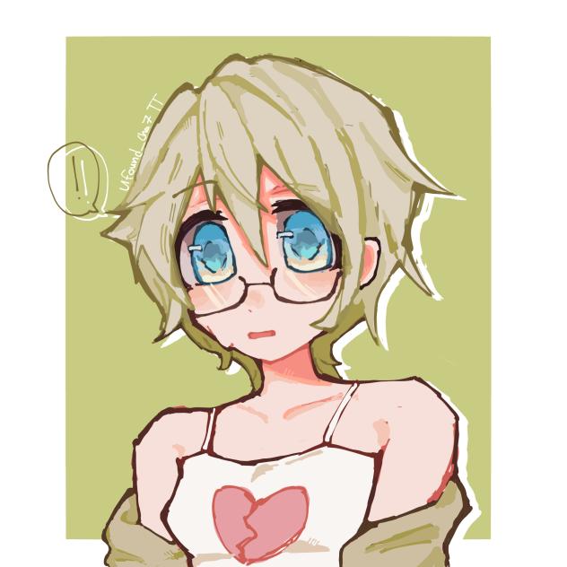 One of my Ocs in tbhk style😛