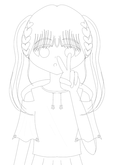 肩出し×パーカー×ツインテ×三つ編み∞(｡  ¨̮  ｡)∞