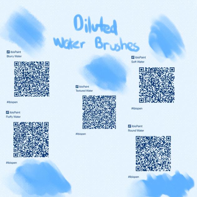 Diluted Water Brushes