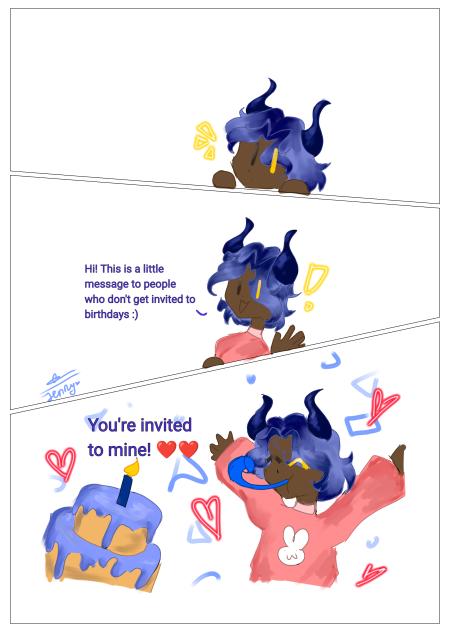 ToPeople who don't get invited to b-days