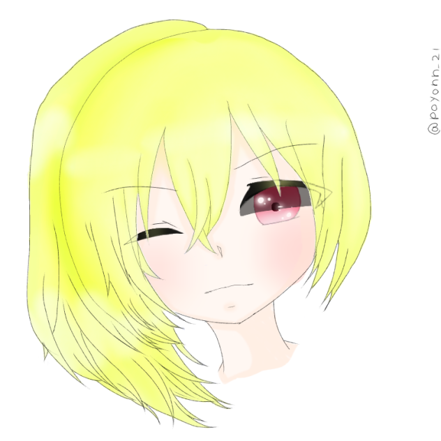暇潰しに描いた