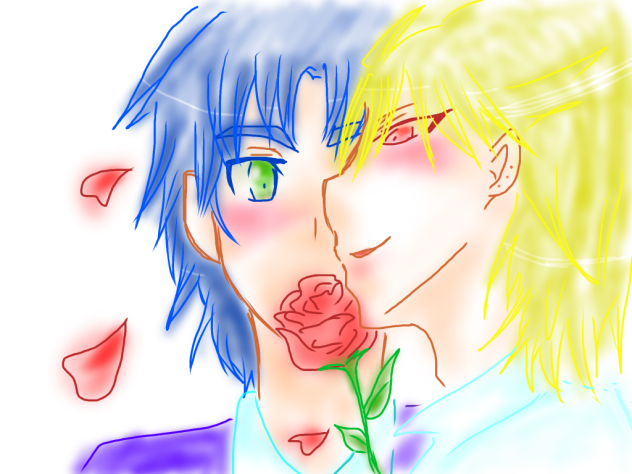 お前はこの真紅の薔薇よりも美しい