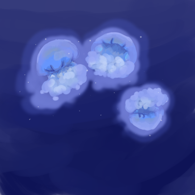 Jellyfish 🪼🪼🪼💙💙💙 - ibisPaint