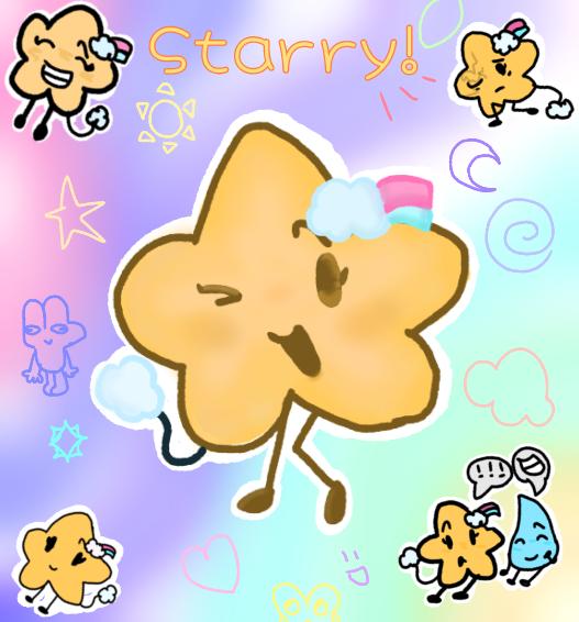 My bfdi oc, STARRY!!!✨