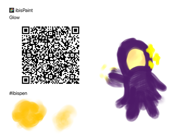 Glow () Brush QR code