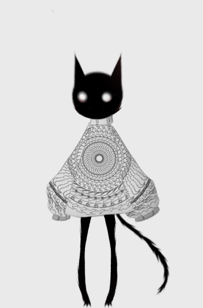 Dark cat