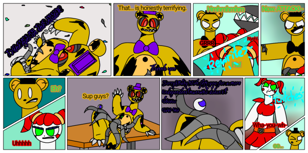 N-o, Eyes on the Inside. p3 FNaF comic