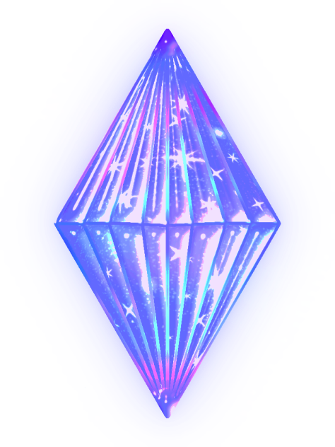 Jeweled starry opal gema gemstone