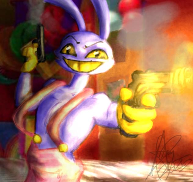 HE GOT THE GUNSSSS