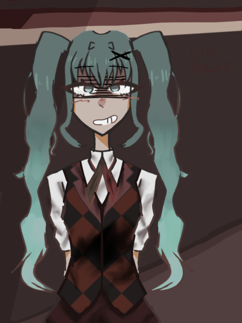 Draw hatsune miku as ur oc challenge