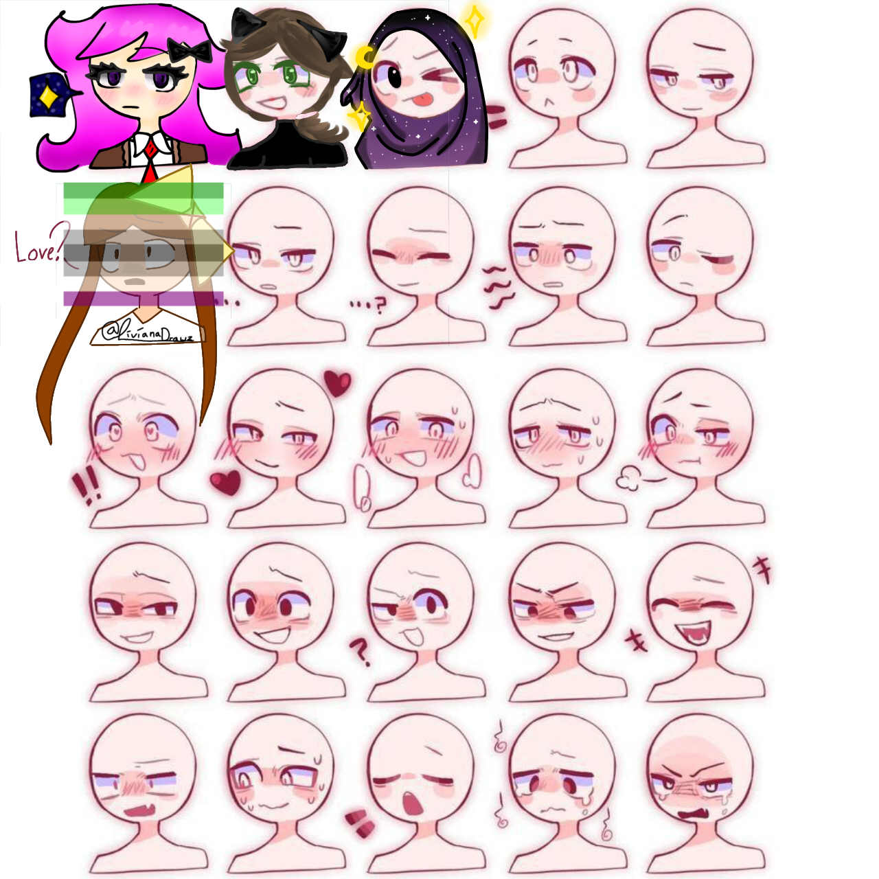 emotions collab - ibisPaint