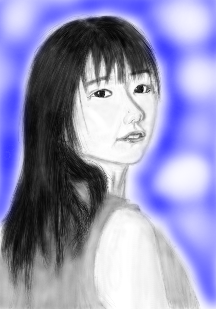 バチェラー ジャパン3城田夏奈さんを描いてみた Ibispaint