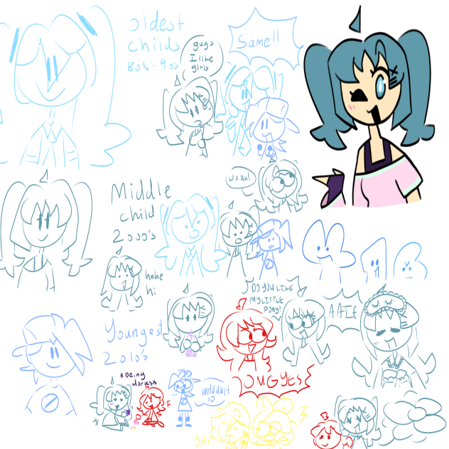 lacey and her siblings ！Σ(°□°;)
