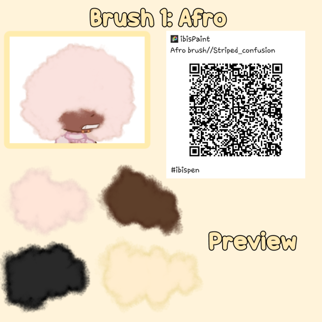 Afro brush-Double colour