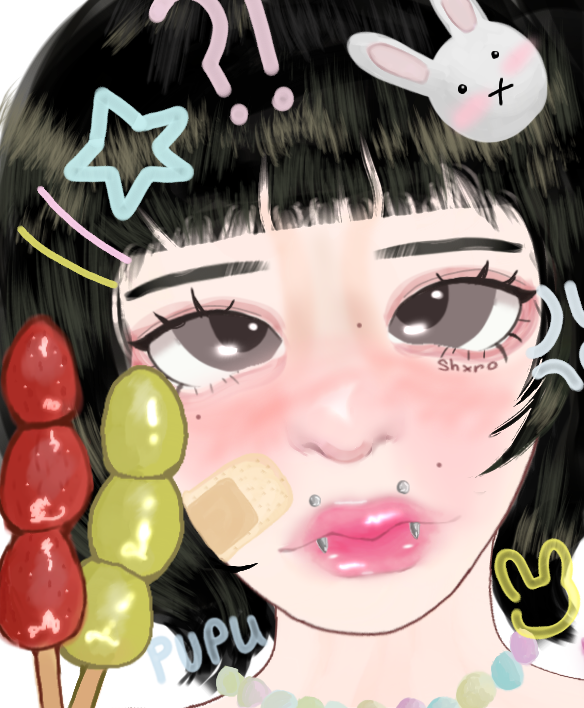 jellyyabashi イラスト Jelly Art Style again💗👾 - ibisPaint