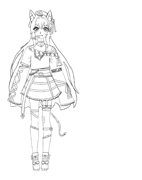 Png or Vtuber model wip