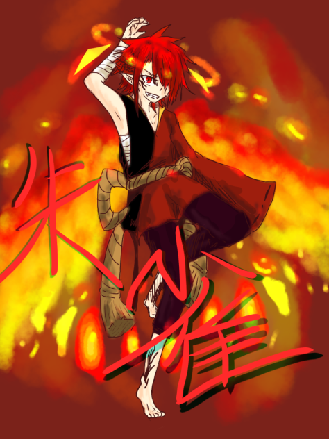 朱雀さん落書き