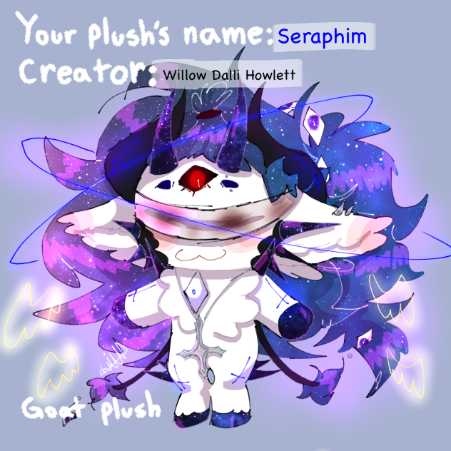 My goat plushie