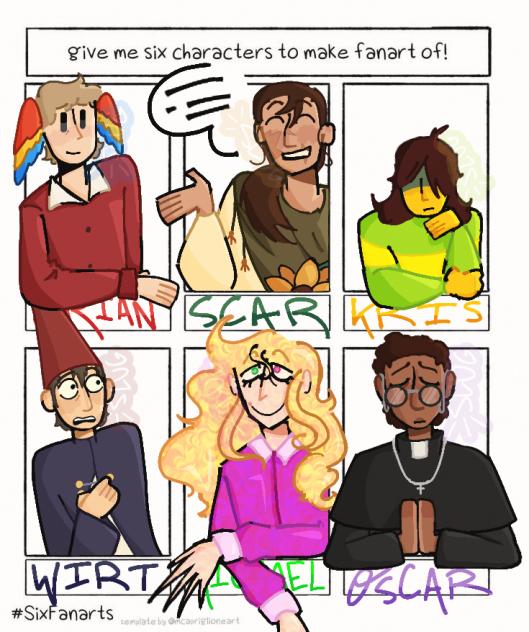 SIX CHARACTERS CHALLENGE 2025