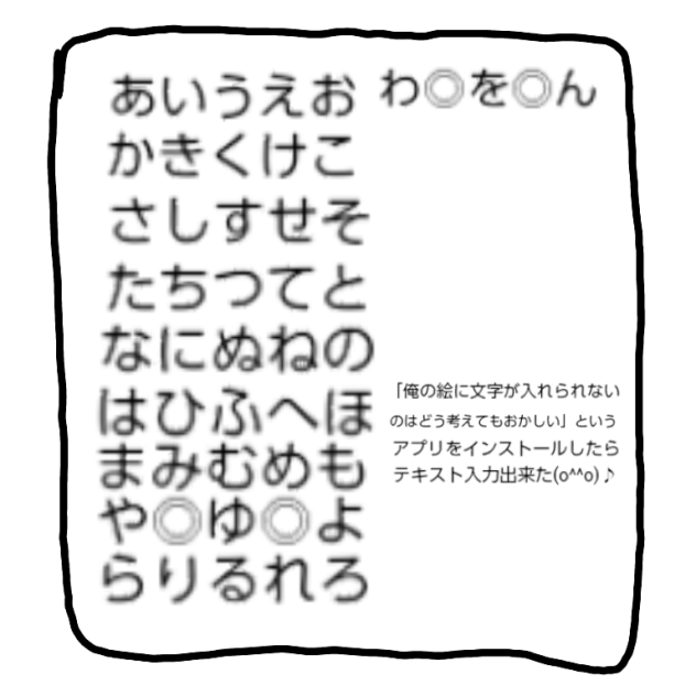 テキスト入力してみた