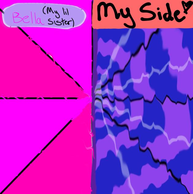 Art between me and my lil sis