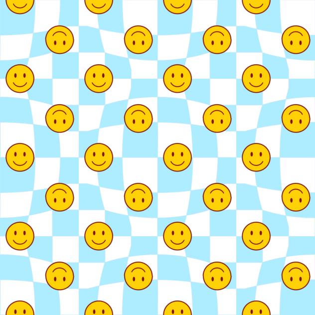 y2k smiley face pattern4