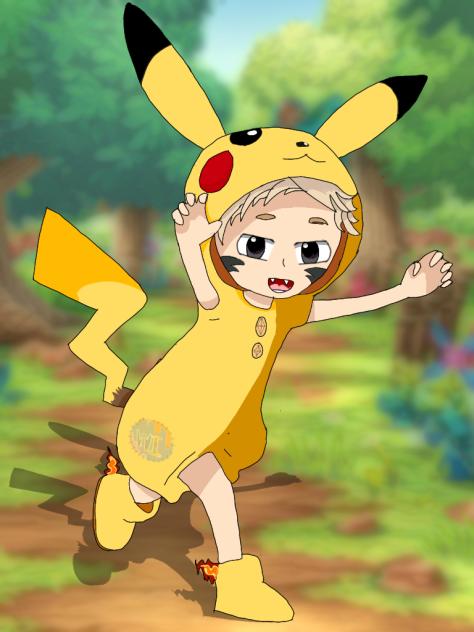 Growlithe as a kid