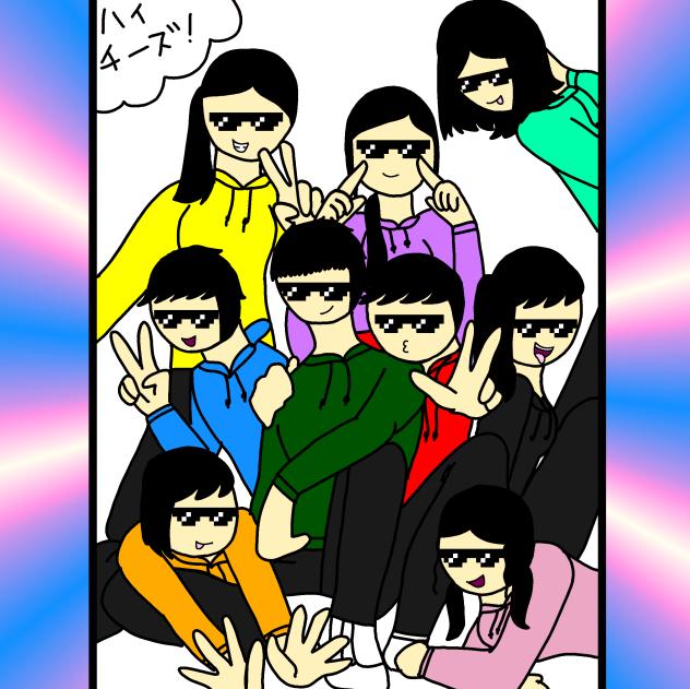 Me and my funny ah friends