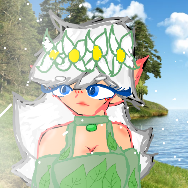 Elf from woods but female