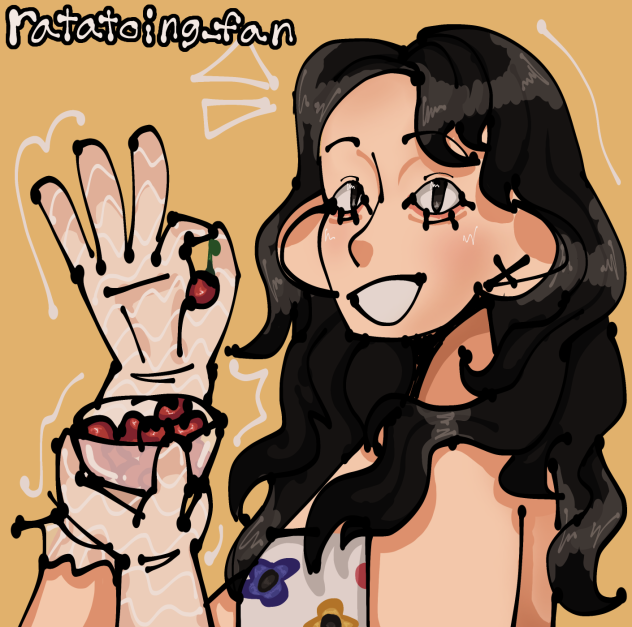 Drawing another Pinterest woman
