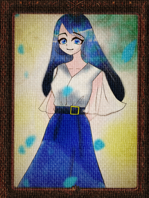 描き合い！勿忘草の擬人化！